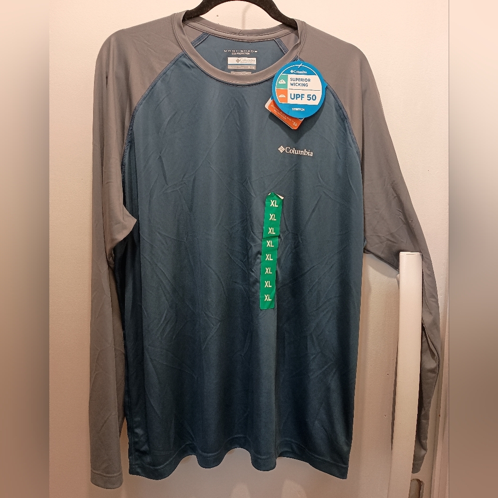 NEW!! Men's Columbia Sun Protection Long Sleeve Shirt. Size XXL